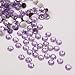 1440pcs Flat Back Rhinestones Round Brilliant 14 Cut 3mm - 10ss Lilac Lt Purple