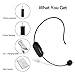 Professional Wireless Microphone, UPGRADED Cordless Mic, Stable UHF Hands-free Wireless Headset Microphone Wall-through System for Recording, Digital SLR, Voice Amplifier, Smart TV and More (Style 1)