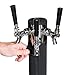 Keg Tower Insulator, Neoprene Beer Tower Cover, End Foam and Ensure Ice-Cold Pours (Triple Tap 3.0