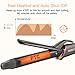 Curling Iron 1 Inch Hair Curling Iron Wand Ceramic Tourmaline Coating Curling Wand Instant Heat up to 250°F- 410°F (5 Heat Settings,Dual Voltage,Include Heat Resistant Glove)