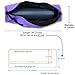 YogaAddict Yoga Mat Bag ‘Compact’ with Pocket, 28″ Long, Fit Most Mat Size, Extra Wide, Easy Access – Purplethumb 2