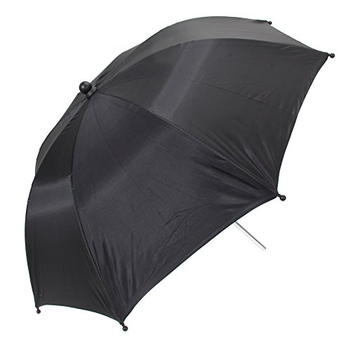 Chinatera Baby Pram Pushchair Buggy Shade Stroller Parasol Sunshade Stroller Umbrella with Universal Clamp (Black)