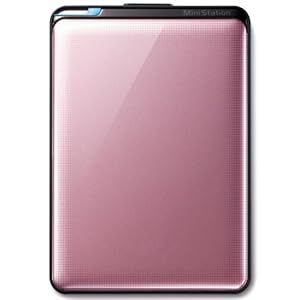 BUFFALO ターボPC EX2 USB3.0 ポータブルHDD 500GB ローズ HD-PNT500U3-PC