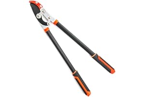 VELTEC 30-Inch Anvil Lopper for Tree Trimming, Heavy Duty, Low-Friction Sharp Steel Blade (65 Mn Steel Blade), Branch Cutter up to 2-Inch Diameter Cut Capacity, Chops Thick Branches with Ease