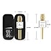 Portable Wireless Microphone Karaoke Mic / FOJNY Mini Bluetooth Handheld Speaker / Q9 Karaoke Stereo Player for Music Playing, Mini Home KTV Karaoke for Apple Iphone Android Smartphone or PC (Q9 Gold)