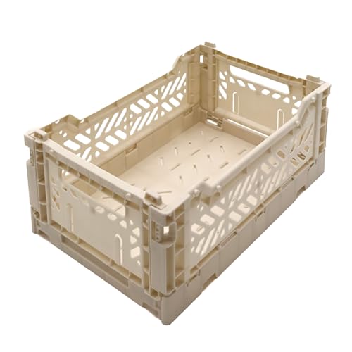 Aykasa Collapsible Storage Bins, Plastic Crate for