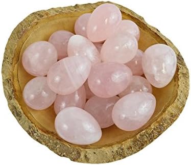 Rose Quartz Yoni Eggs | GIA Certified | Jade Eggs | Vaginal Weight | Kegel Eggs | Kegel Weight | Vaginal Stone | Crystal Egg | Jade Yoni Egg (Medium)