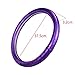 Aumo-mate 38CM Car Steering Wheel Cover Auto Truck Skidproof Soft PU Leather, 15-Inch, Purple