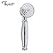 TAPCET Classical Shower Head Brass Handheld Showerhead 6 Style With 2.0 GPM Water Saving Sliver Color