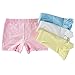JELEUON 4Pcs Little Girls Toddler Kids Lace Boyshort Underwear Boxers Briefs Panties 2-4 Years