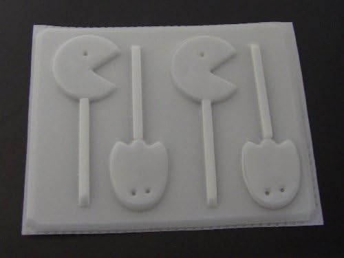 Video Game Ghost PacMan Hard Candy Lollipop Mold