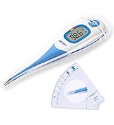 Thermometer for Adults, and Kids, Baby, Pets 5-10s Accurate Fast Reading Digital Fever Thermomete...