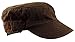 Dorfman Pacific Cotton Twill Contrast Cadet Cap Earth Brown