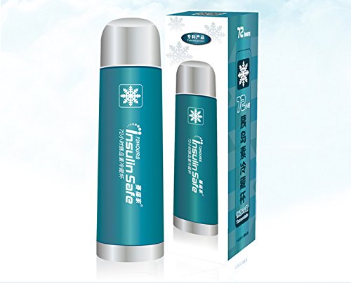 ELEoption Portable Insulin safe Protector Cooler Box Drug Reefer Refrigerated Cup 18 degrees 72 hours