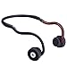 Open Ear Wireless Bone Conduction Headphones Liwithpro Bluetooth Folding Sweatproof Earphones Sports Headset with Microphone and Volume Control for Cycling Running Gym Black