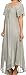 Sakkas 16603 - Egan Long Embroidered Caftan Dress/Cover Up with Embroidered Cap Sleeves - LightGrey - OS