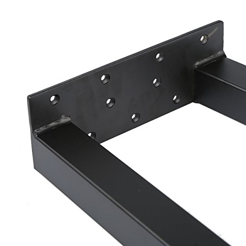 Tengchang Black 16'' Industry Table Leg Metal Iron Chair Bench Coffee Table Legs Baking Finish - Thumbnail 6