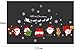 SWORNA Holiday Series SN-55 Merry Christmas Santa Claus Elk Sleigh Removable Vinyl DIY Wall Window Door Mural Decal Sticker for Retail Store/Coffee House/Restaurant/Supermarket/Dress Shop 27