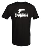 Black Guns Matter Pistol 1911 9mm AR15 Shooting Lives NRA T Shirt