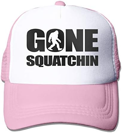 CLD Custom Gone Squatchin Bigfoot Adjustable Men/Women Mesh Hat Trucker Baseball Cap Black