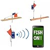 Ice-fishing-Tip-Up-Alert-Transmitter-2-PACK-Blue-Tipz-Sends-alert-to-your-smart-phone-Blinking-light-Application-to-keep-fishing