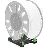 Zeberoxyz 3D Printer Filament Holder with Adjustable 26-126mm Filament Mount Rack Bracket Fits for TPU/PLA/ABS/Nylon 0.5-3KG 3D Printing Materials (Holder for 0.5-3kg Filament)
