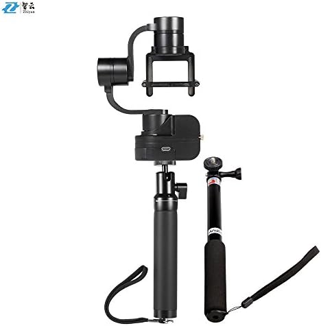 Zhiyun Rider-M WG Wearable 3 Axis Brussless Gopro Camera Gimbal Stablizer with Bluetooth Wireless Remote Controller&amp;Extension Stick for Gopro Hero 3, Hero 3+,Hero 4 6 Month Warrenty
