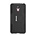 AMZER Impact Resistant Hybrid Warrior Case for Meizu M2 Note - Retail Packaging - Black