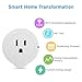 Etekcity Smart Plug, Compatible with Alexa, Google Home and IFTTT, WiFi Energy Monitoring Mini Outlet with Timer, No Hub Required, ETL Listed, White, 2 Years Warranty and Lifetime Support (6-Pack)