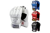 SKL Half Finger Boxing Gloves Sanda Fighting Sandbag Gloves MMA UFC (Black with tiger claws)