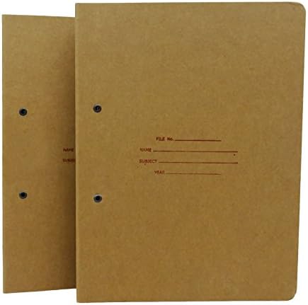 Zebra A4 Project File Document File Folder Recycled Kraft Paper File Spring Clip File Folder - Pack of 2