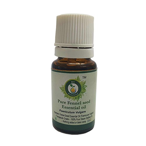 image for R V Essential Pure Fennel Seed Essential Oil 10ml (0.338oz)- Foeniculu
