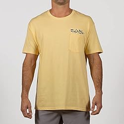 Salt Life Mens Blue Brew Crab Short Sleeve Classic