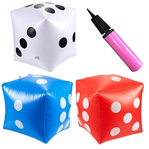 KISEER Jumbo Inflatable Dice, 3 Pcs 14