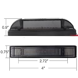 Smoked Amber Full LED Center Grille Lights