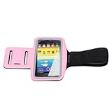 Neewer Workout Running Sports Armband Gym Band Case Pouch Exercise Case for Samsung Galaxy Note 2 II N7100 (Pink)