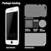 [Privacy Filter] Tateguard Iphone 7 plus Tempered Glass Screen Protector [Privacy-Proof][Edge-to-Edge Coverage] [Front + Back PET protector] [White Tooling]