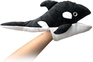 LOMTRATS Marine Animals Hand Puppets for Kids,Toddler Includes Sharks, Whales, etc with Movable Open Mouths, Perfect for Storytelling,Teaching,Preschool,Birthday Gifts