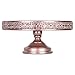 Amalfi Décor Rose Gold 16 Inch Cake Stand, Round Metal Wedding Birthday Party Dessert Cupcake Pedestal Display Plate