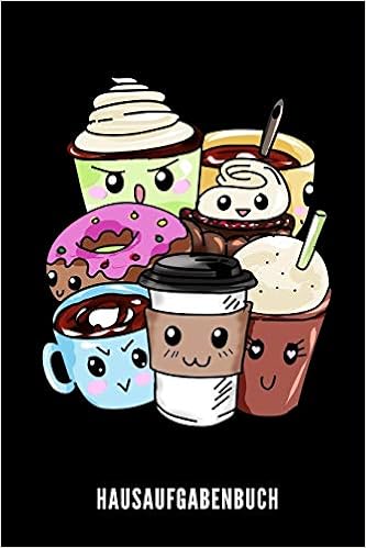 Hausaufgabenbuch Kaffee Donuts Heisser Kakao Muffin Schokolade