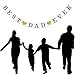 Partyprops Best Dad Ever Banner with Gold Glitter Heart | Vintage Fathers Day Decorations from Daughter and Son