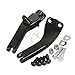 TCMT Black Passenger Foot Peg Support Kit For Harley Dyna Super Glide Street Bob 06+