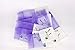 TooGet Sachet Empty Bags Lavender Bags Unique Cotton Bags Organza Gauze Bags 3x6 Inch,12-Pack