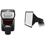 Nikon SB-700 AF Speedlight Flash for Nikon Digital SLR Cameras and Fotodiox 6x9" Foldable Flash Softbox for Speedlights Bundle