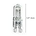 Pack Of 10 60 Watt G9 Bi-Pin Halogen Bulb, 60-Watt 120-Volt Clear Halogen G9 Base Light Bulb