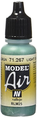 Vallejo Light Green Rlm25 17ml Paint