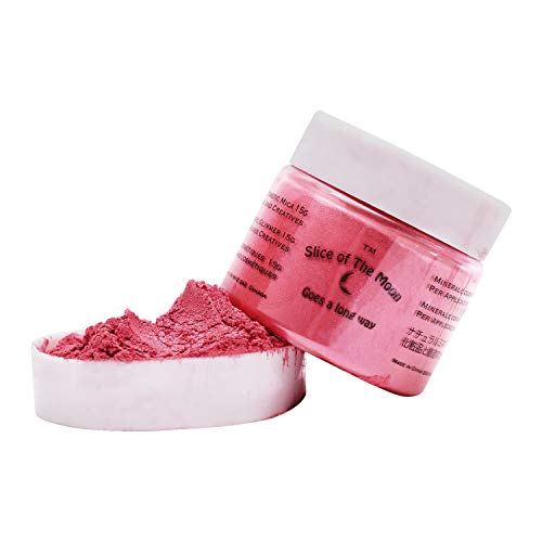 Slice of the Moon | Magic Red Natural Mineral Mica Powder, 0.42oz (12g) | for Personal or Professional Use - Cosmetics, Epoxy Resin Projects, Nail Polish, Soaps, Bath Bombs, and Art Projects - Thumbnail 3