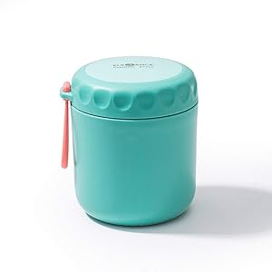 Traveling Stainless Steel Thermos, Food Tank, Vacuum Flask, Bento Lunch Box, Large-Capacity Water Cup, Suitable For School Office Picnic Outdoor Play. (17oz/500ml Green)