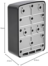 Amazon Basics Wall Mounted Key Storage Box 4-Digit Combination Lock Black view 2