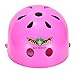 ASIBT Kid's Skateboard Helmet Sets Cycling Roller Skating Helmet Elbow Knee Pads Wrist Sport Safety Protective Guard Gear Set for Children of age 3-8 years old (Pink)